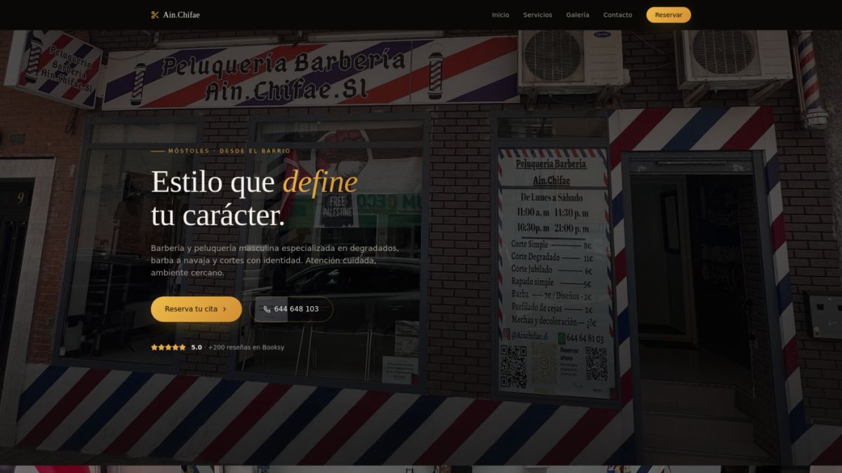 Peluqueria Barberia Ain.Chifae.Sl