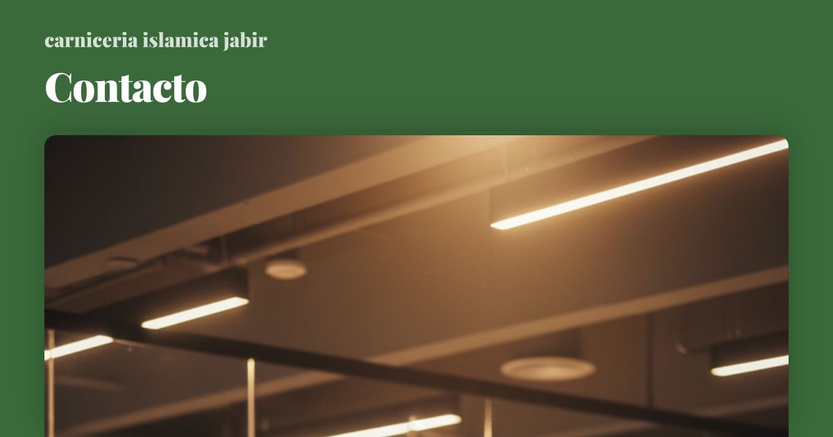 Carniceria islámica Jabir