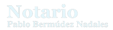 Notario Pablo Bermúdez Nadales